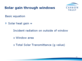 Click to View: 10. Solar gain through windows