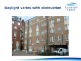 Click to View: 7. Daylight varies with obstruction